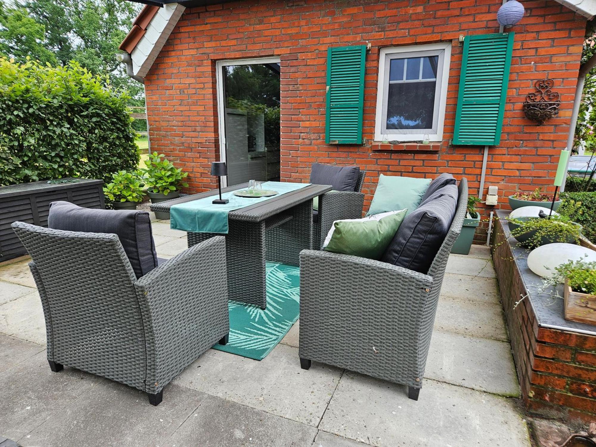 Kleines Ferienhaus Luettje Backhuus 35516 Uplengen Exterior foto